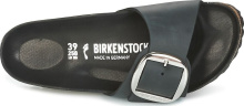 BIRKENSTOCK LTHR MADRIT BIG BUCKLE LEOI BLACK (1006523) NARROW