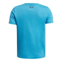 UNDER ARMOUR SPLIT BIG LOGO BOYS TEE (1390003-452)