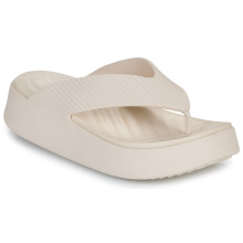 CROCS GETAWAY GROOVE PLATFORM FLIP (210700-0LH) SANDSTONE