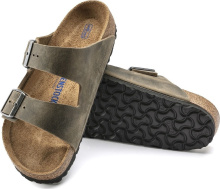 BIRKENSTOCK ARIZONA SFB LEOI (1019377) FADED KHAKI NARROW