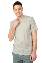 REBASE T-Shirts AOP (241-RTS-285 PEBBLE GREY)