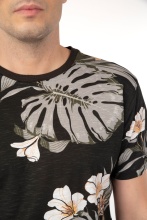 REBASE T-Shirts AOP (241-RTS-294 BLACK COMBO)