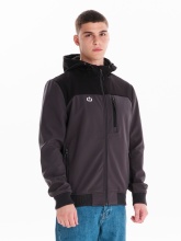 EMERSON BONDED BOMBER JACKET (242.EM11.10-DGREY/BLACK)