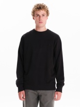 EMERSON classic crew neck HOODIE (242.EM20.97 BLACK)