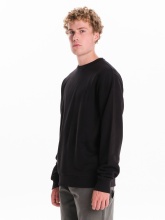 EMERSON classic crew neck HOODIE (242.EM20.97 BLACK)