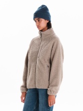 EMERSON WMNS SHERPA JACKET (242.EW172.05- MILKY WHITE)