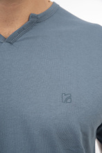 REBASE T-SHIRT (251RTS-9032-DUSTY BLUE)