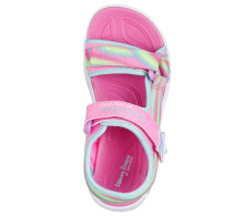 SKECHERS LIGHTED UNICORN SANDAL (303107N-PKMT)