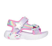 SKECHERS LIGHTED UNICORN SANDAL (303107N-LVMT)