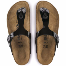 BIRKENSTOCK GIZEH BF BLACK Patent (0043661) REGULAR