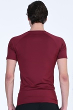 MAGNETIC NORTH COMPRESION SS T-SHIRT (50027-BORDEAUX)