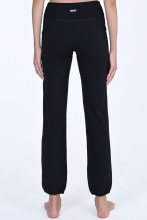 MAGNETIC NORTH WMNS GUFFED YOGA PANTS (50037-BLACK)
