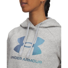 UNDER ARMOUR RIVAL FLC SHIMMER HOODIE (6003710-011)