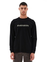 EMERSON LS T-SHIRT (232.EM31.01-BLACK)