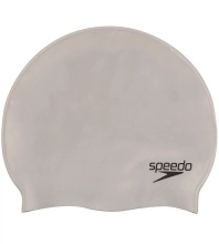 SPEEDO PLAIN MOULDED SILICON CAP (70991-1181U)SILVER
