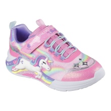 SKECHERS UNICORN CHASER LIGHTS (302298N-PKMT)