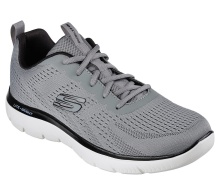 SKECHERS LACE-UP MEMORY FOAM (232395-GYBK)