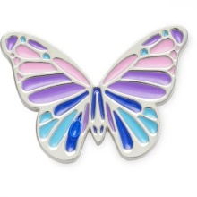 CROCS JIBBITZ CHARMS MULTI PURPLE BUTERFLY (10011089-UNC)