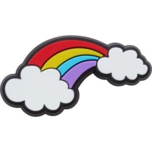 CROCS JIBBITZ CHARMS RAINBOW WITH CLOUDS (10009423-UNC)