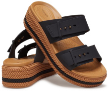 CROCS BROOKLYN WOVEN BUCKLE (209978-001) BLACK