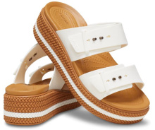 CROCS BROOKLYN WOVEN BUCKLE (209978-0WV) CHALK