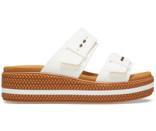 CROCS BROOKLYN WOVEN BUCKLE (209978-0WV) CHALK
