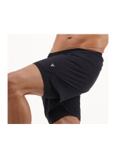 MAGNETIC NORTH 2in1 TRAINING SHORTS  (50019-BLACK)