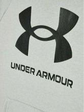 UNDER ARMOUR RIVAL FL LOGO HOODIE (1357585-011)