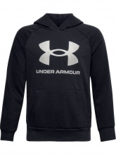 UNDER ARMOUR RIVAL FL LOGO HOODIE (1357585-001)
