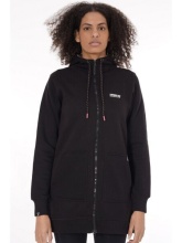 MAGNETIC NORTH ZIP HOODIE LONG (22060-BLACK)