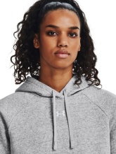 UNDER ARMOUR RIVAL FL HOODIE  (1379500-013) WMNS