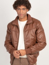 REBASE Leather Jackets (232.RLJK.016-BROWN)