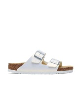 BIRKENSTOCK ARIZONA BF SHINY (1026500) LIZARD WHITE NARROW