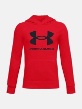 UNDER ARMOUR RIVAL BL FL HOODIE (1379791-713)