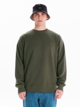 EMERSON classic crew neck HOODIE (242.EM20.97 PINE GREEN)