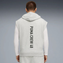 PUMA GRAPHIC FT SLEEVLESS HOODIE (527839-04)