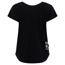 FREDDY Black bi-front comfort-fit t-shirt with multicolour maxi lettering (S3WBFT3-N) BLACK