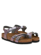 BIRKENSTOCK KUMBA KIDS  SAFFIANO IRIDESCENT VIOLA (1029425)