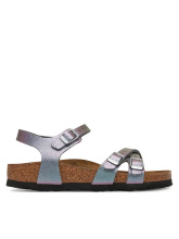 BIRKENSTOCK KUMBA KIDS  SAFFIANO IRIDESCENT VIOLA (1029425)