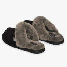 SUPERDRY FAUX SUEDE MULE SLIPPER (WF110307A-55A)