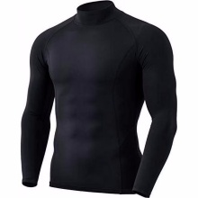 MAGNETIC NORTH COMPRESION MOCK T-SHIRT (50039-BLACK)