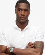 SUPERDRY STUD CITY PIQUET POLO TEE (M1110438A-01C)