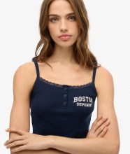 SUPERDRY ATH ESS GRAPHIC BUTTON CAMI TOP (W6012135A-ZRN)