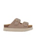 SCHOLL LUCIE SUEDE (F31580-2361) DARK BEIZE